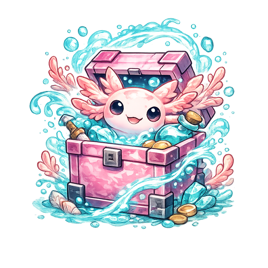 Aksolotl Kiti 3x
